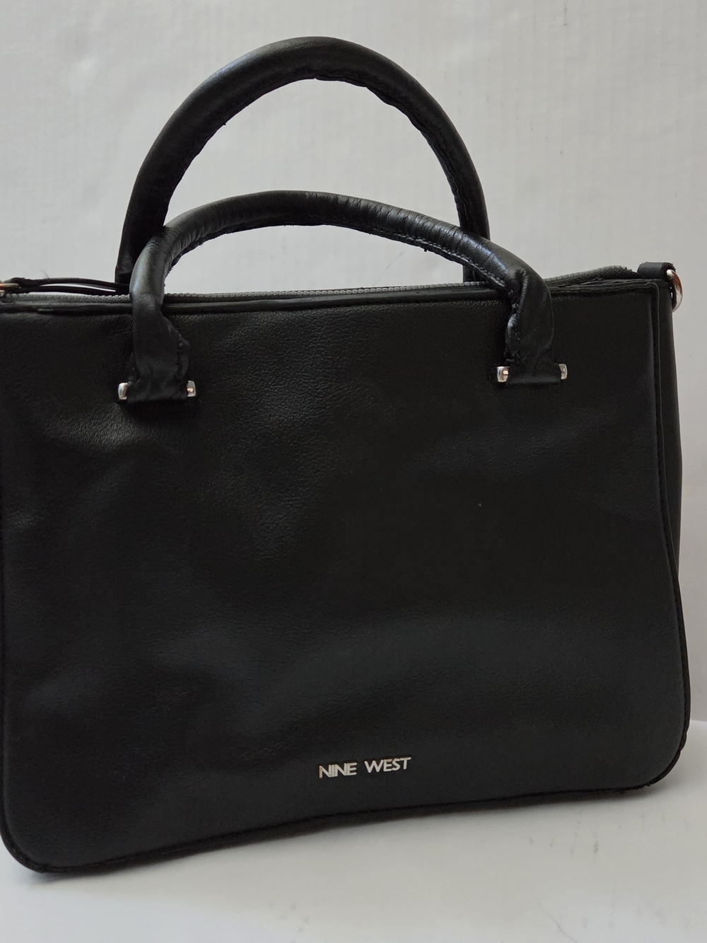 Nine West Black Top-Handle Satchel